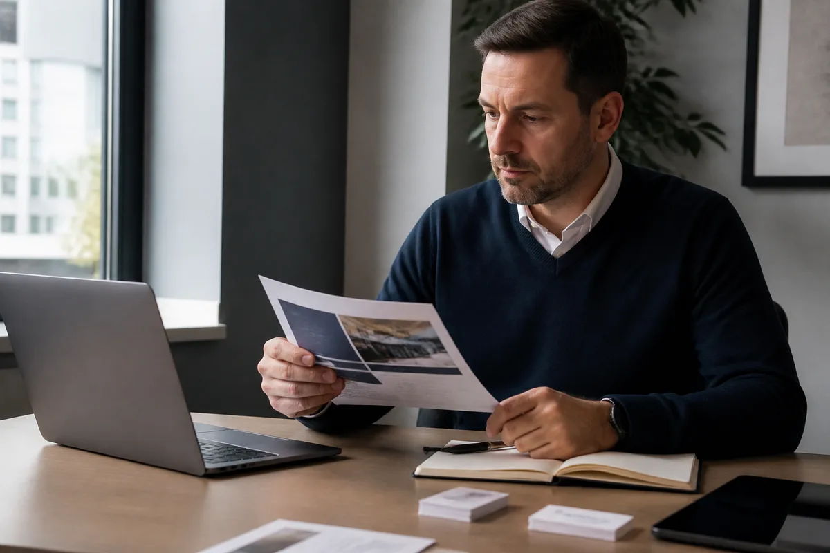 Extension Lusha utilisée pour examiner une fiche d’entreprise B2B dans un contexte de prospection